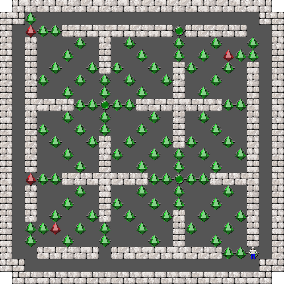 Sokoban Mass Remodel level 1566